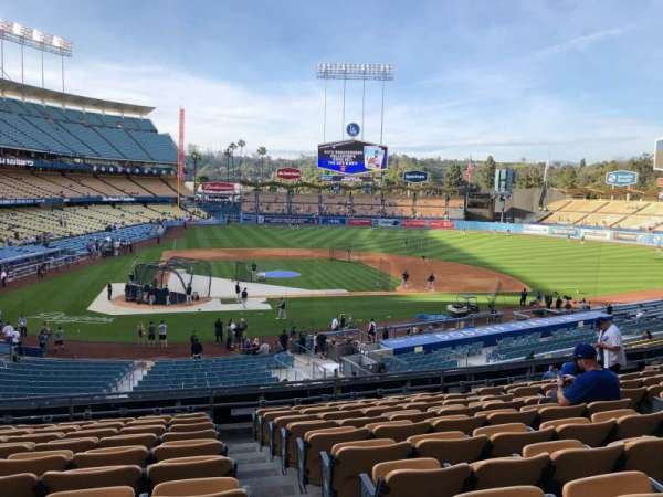 Dodger Stadium, section: 120LG, row: K, seat: 4-7