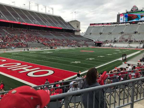 Ohio Stadium, section: 11A, row: 2, seat: 2