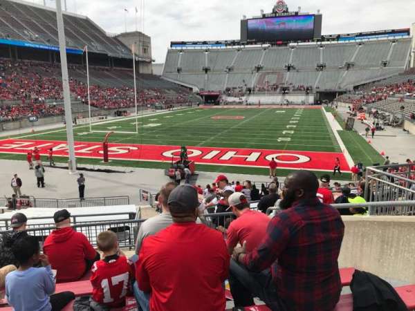 Ohio Stadium, section: 5a, row: 7, seat: 8