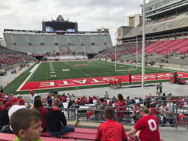 Ohio Stadium, section: 6a, row: 7, seat: 4