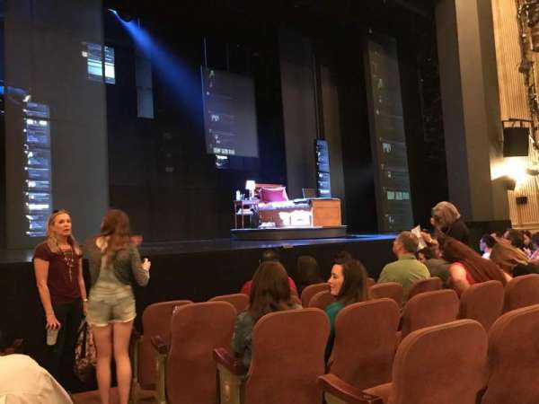 Music Box Theatre, section: Orchestra L, row: F, seat: 1