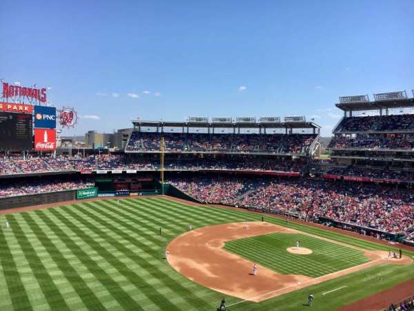 Nationals Park, section: 304, row: A, seat: 4