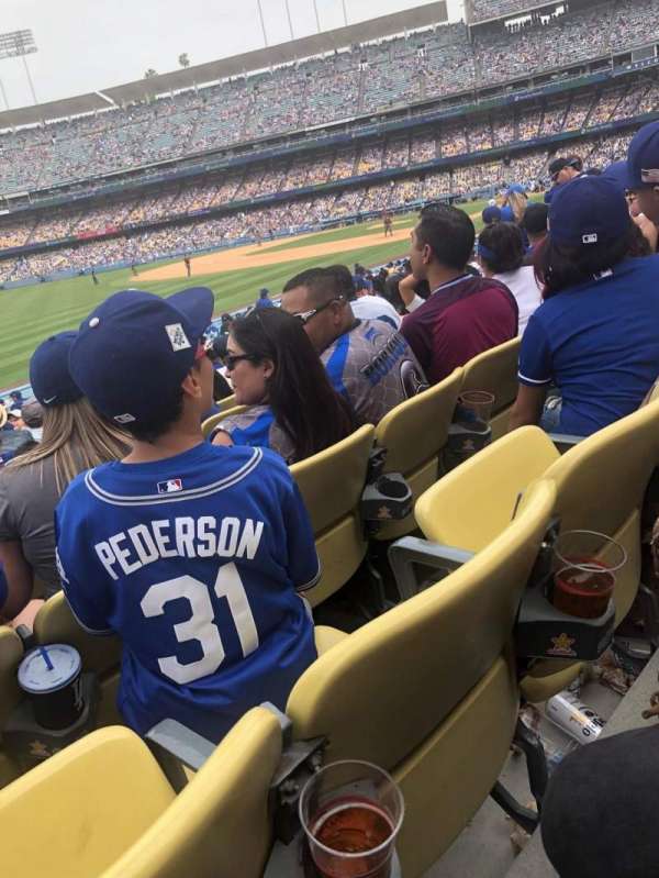 Dodger Stadium, section: 45FD, row: O, seat: 16