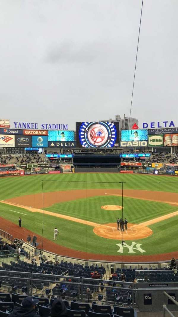 Yankee Stadium, section: 220c, row: 8, seat: 10