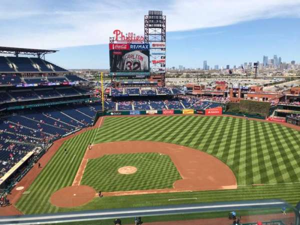 Citizens Bank Park, section: 416, row: 1, seat: 14