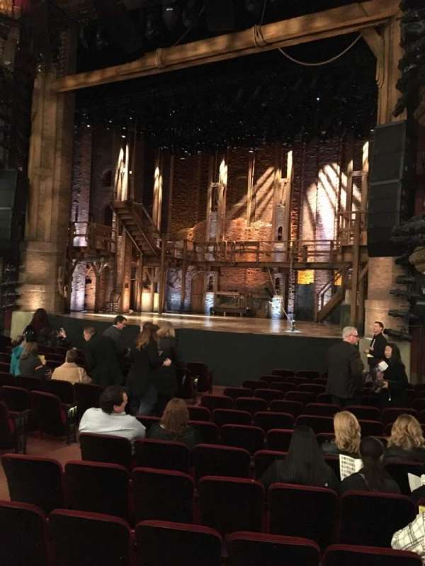CIBC Theatre, section: Orchestra R, row: Q, seat: 12