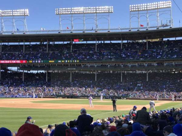 Wrigley Field, section: 104, row: 2, seat: 8