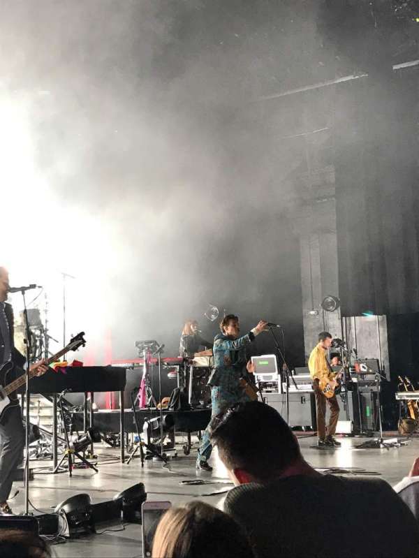 The Greek Theatre, section: Pit Left, row: BB, seat: 13