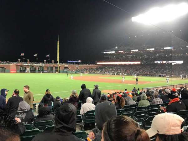 Oracle Park, section: 129, row: 16, seat: 3