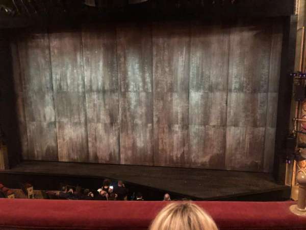 Bernard B. Jacobs Theatre, section: Mezzanine C, row: B, seat: 102