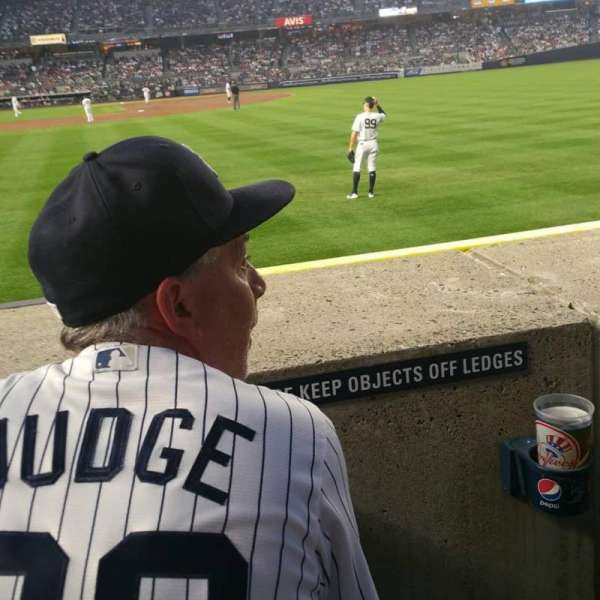 Yankee Stadium, section: 105, row: 2, seat: 7