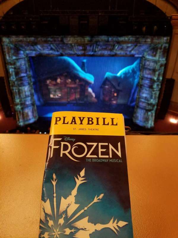 St. James Theatre, section: Balcony C, row: A, seat: 106