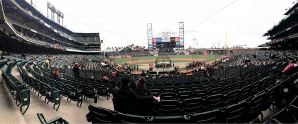 Oracle Park, section: 118, row: 29, seat: 10