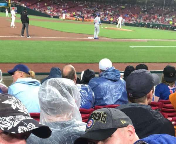 Great American Ball Park, section: 114, row: E, seat: 6