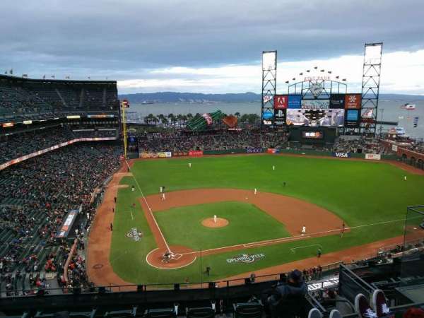 Oracle Park, section: VR314, row: 2, seat: 17
