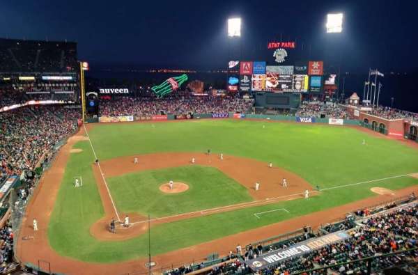 Oracle Park, section: VR310, row: 1, seat: 14