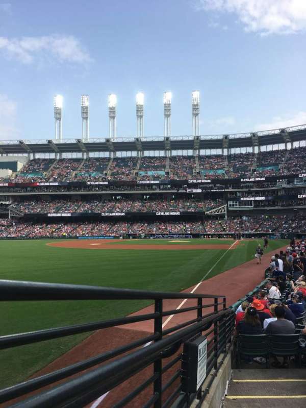 Progressive Field, section: 179, row: N, seat: 1