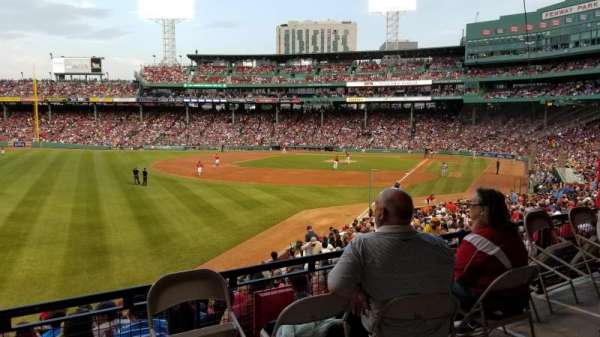 Fenway Park, section: Grandstand 32, row: 2, seat: 15