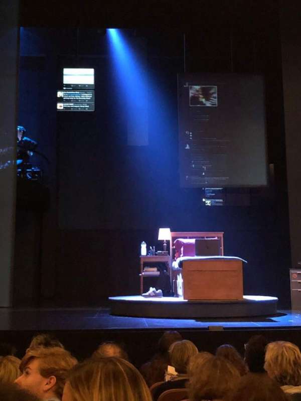 Music Box Theatre, section: Orchestra R, row: H, seat: 18