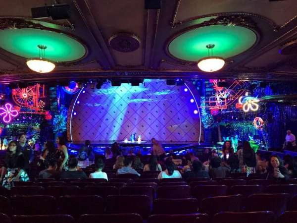 Palace Theatre, Broadway, section: Orchestra, row: X, seat: 112