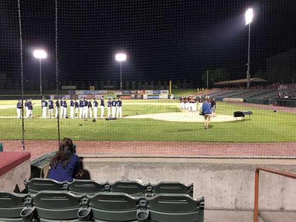 Joseph L. Bruno Stadium, section: 130, row: E, seat: 1