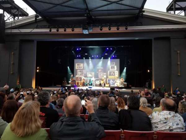 The Greek Theatre, section: A Center, row: P, seat: 109