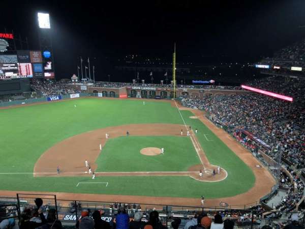 Oracle Park, section: VR321, seat: 9