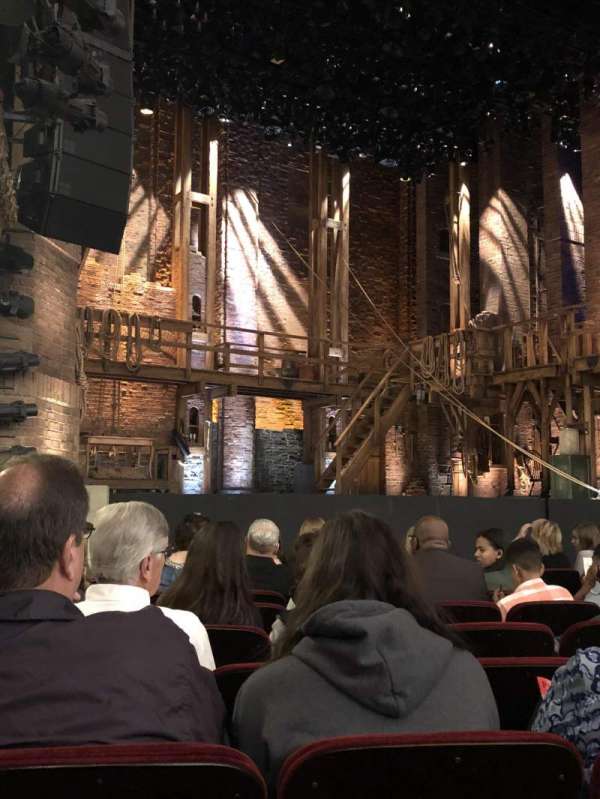 CIBC Theatre, section: Orchestra L, row: K, seat: 17-19