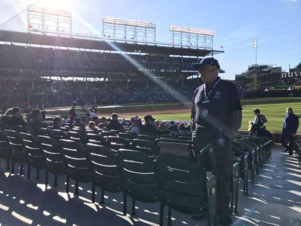 Wrigley Field, section: 129, row: 1, seat: 6