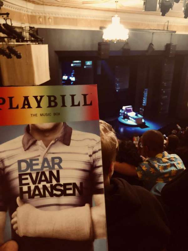 Music Box Theatre, section: Mezzanine L, row: J, seat: 25