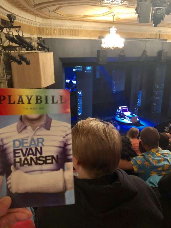 Music Box Theatre, section: Mezzanine L, row: J, seat: 25