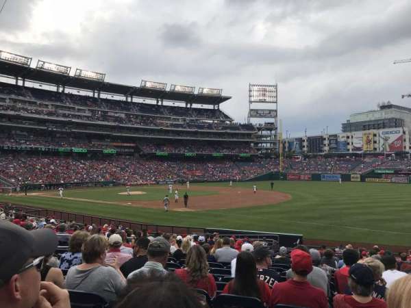 Nationals Park, section: 133, row: Z, seat: 7