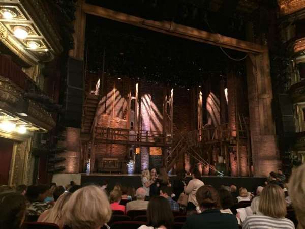 CIBC Theatre, section: Orchestra L, row: P, seat: 9