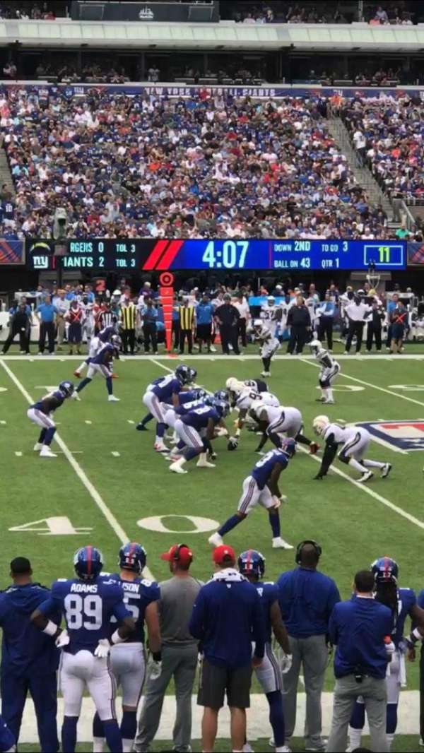 MetLife Stadium, section: 114, row: 6