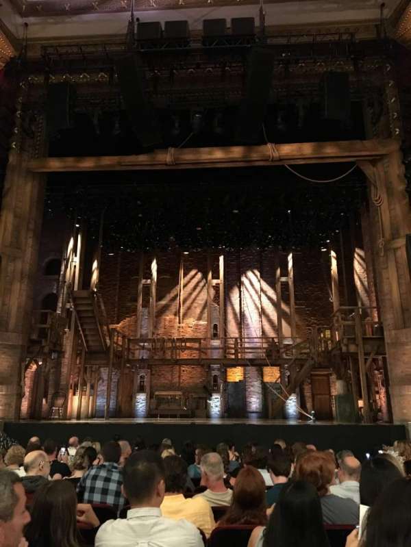 CIBC theatre, section: Orchestra C, row: P, seat: 109