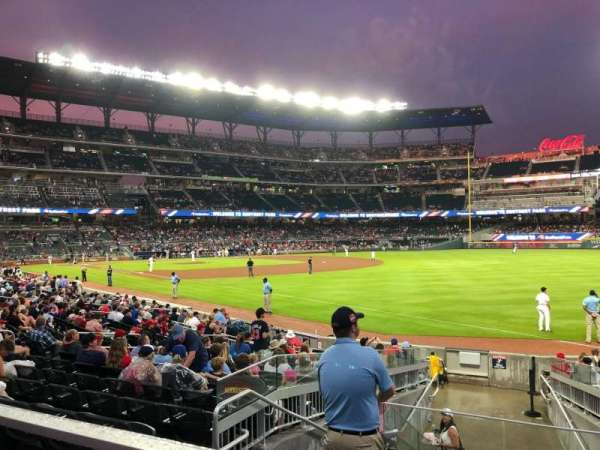 Truist Park, section: 111, row: 1, seat: 5