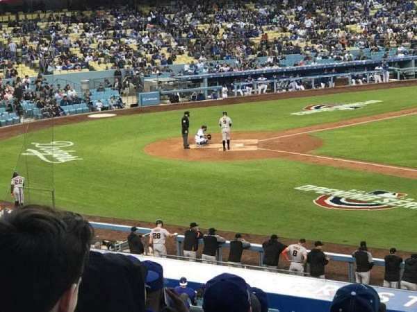 Dodger Stadium, section: 140LG, row: J, seat: 19