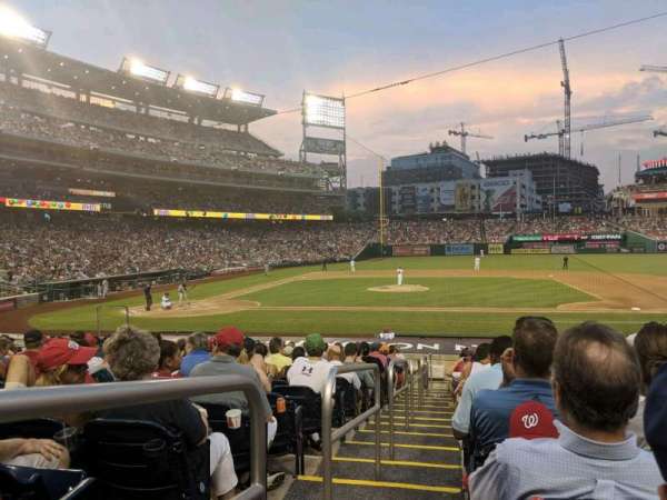 Nationals Park, section: 129, row: X, seat: 18