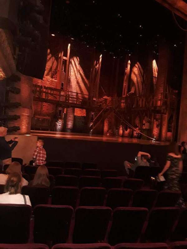 CIBC Theatre, section: Orchestra L, row: K, seat: 17-19