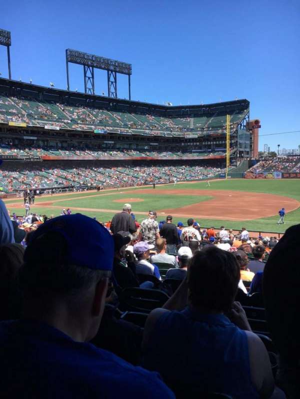 Oracle Park, section: 105, row: 32, seat: 9