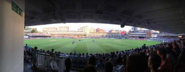 Lord's Cricket Ground, section: Grand Stand Lower 12, row: 17, seat: 90