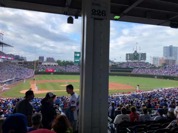 Wrigley Field, section: 221, row: 10, seat: 18