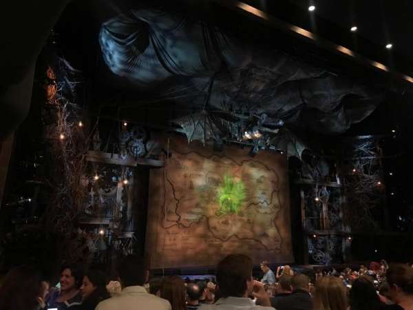 Gershwin Theatre, section: Orchestra L, row: Q, seat: 25