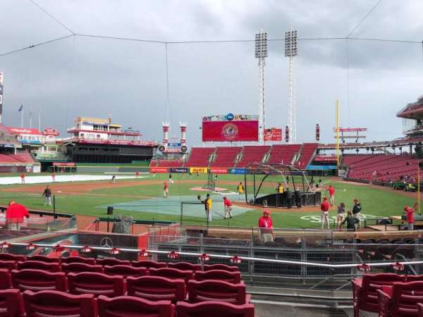 Great American Ball Park, section: 120, row: S, seat: 1
