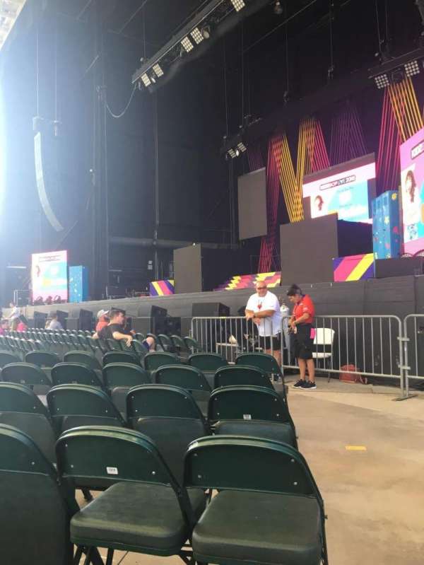 Ameris Bank Amphitheatre, section: ORCH 1, row: F, seat: 1