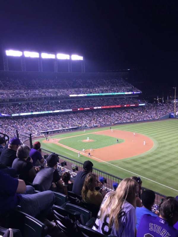 Coors Field, section: L316, row: 4, seat: 11