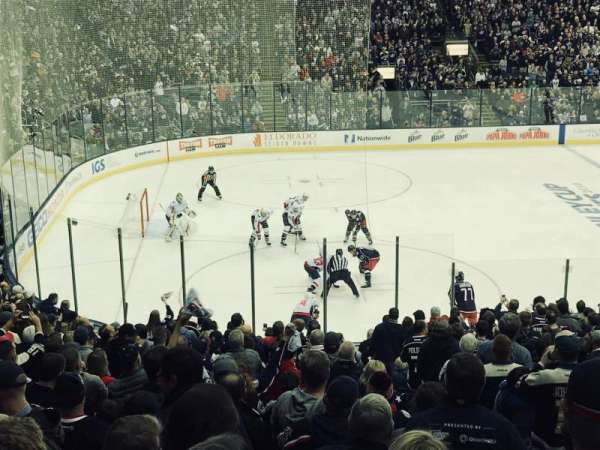 Nationwide Arena, section: 106, row: Y, seat: 1