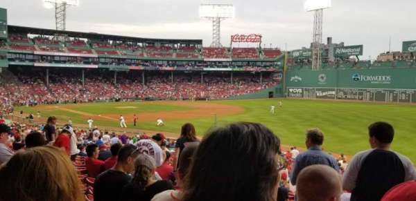 Fenway Park, section: Grandstand 9, row: 1, seat: 1