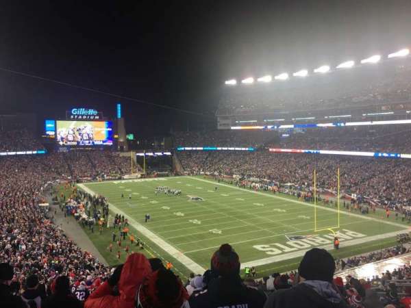 Gillette Stadium, section: 223, row: 17