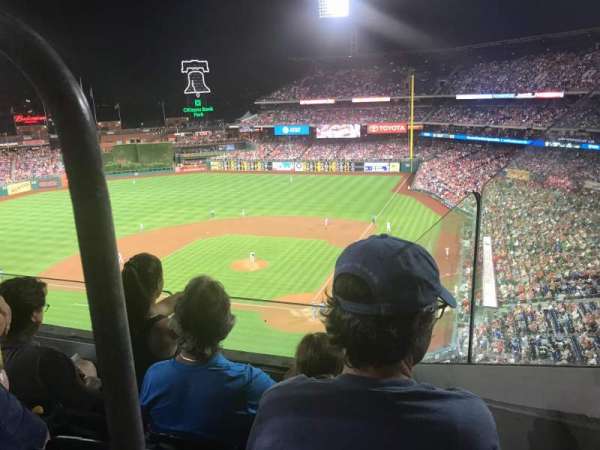 Citizens Bank Park, section: 322, row: 1, seat: 18
